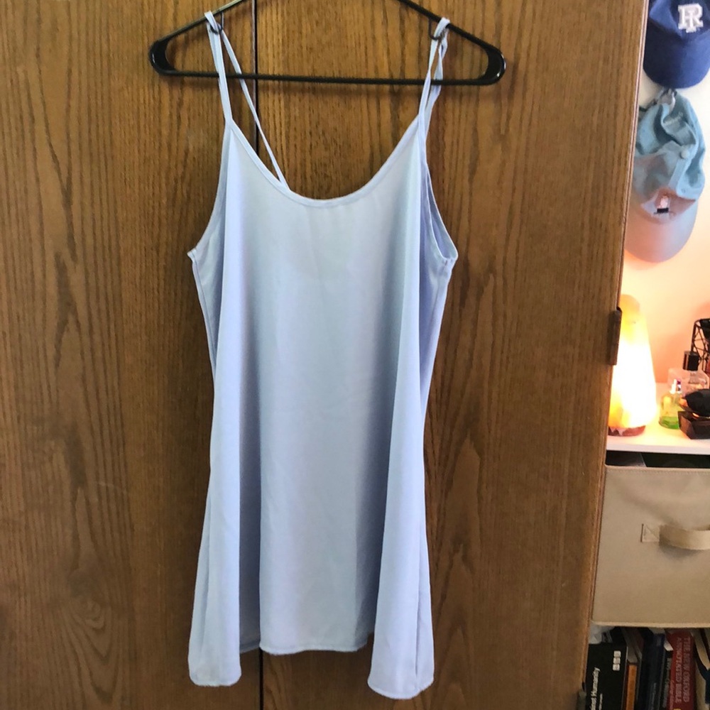 Sky Blue Chiffon Brandy Melville Dress